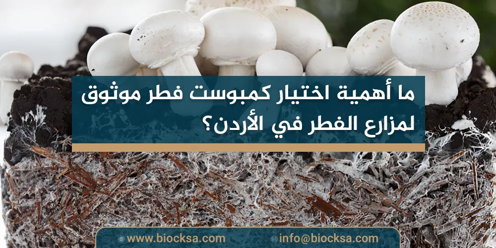 ما أهمية اختيار كمبوست فطر موثوق لمزارع الفطر في الأردن؟